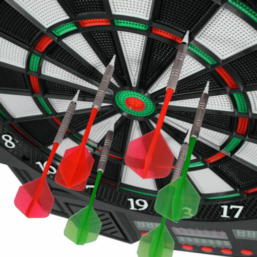 Professional Complete Electronic Dart Board Cabinet Set - Image 4