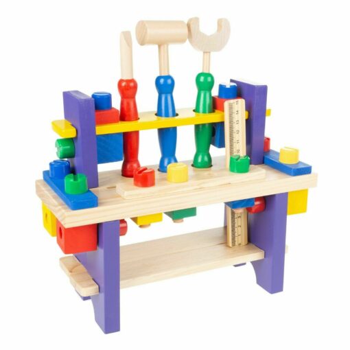 Kids Realistic Pretend Play Tool Work Bench Toy - Image 2