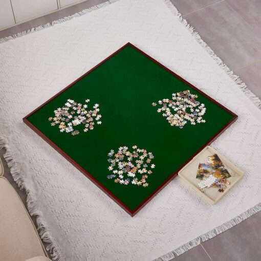 Large Portable Spinning Jigsaw Puzzle Table - Image 2