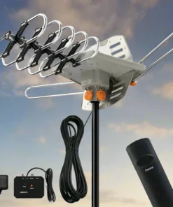 990 Mile Outdoor Amplified  HD TV Antenna UHF VHF 4k