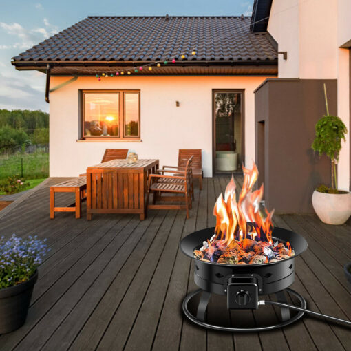 Portable Compact Outdoor Propane Gas Fire Pit 58,000 BTU - Image 3