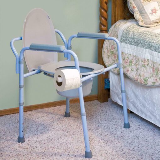 Heavy Duty 3 in 1 Bedside Toilet Commode - Image 2