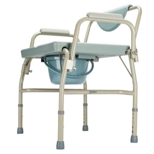 Large Adult Bedside Commode Potty Toilet Chair - Image 5