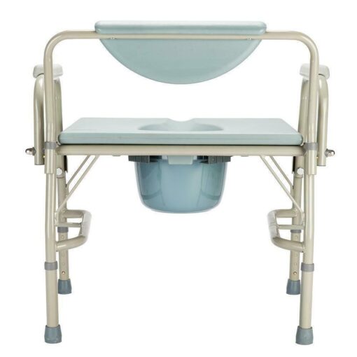 Large Adult Bedside Commode Potty Toilet Chair - Image 4