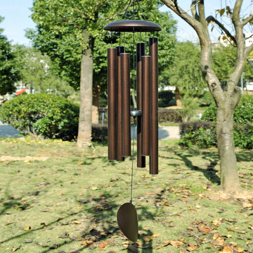 Large Outdoor Metal Tube Bass Sympathy Wind Chimes - Image 2