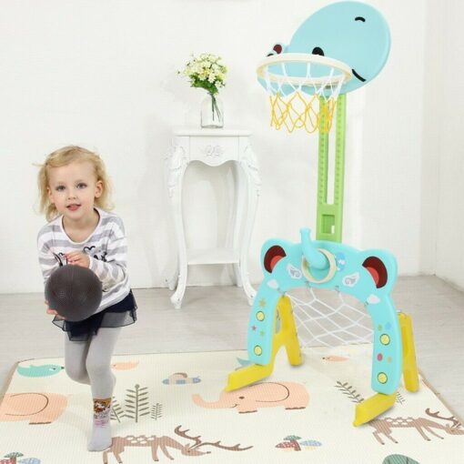 Kids 4 in 1 Indoor Basketball Hoop Goal - Image 2
