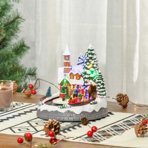 Premium LED Pre Lit Christmas Vacation Village House - Image 3
