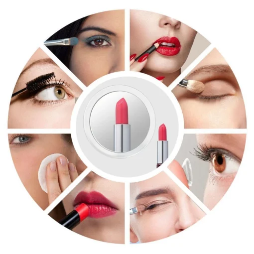 15x Magnifying Makeup Mirror with Suction Cup - Image 4