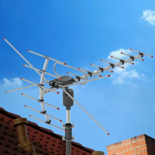 990 Mile Outdoor Amplified  HD TV Antenna UHF VHF 4k