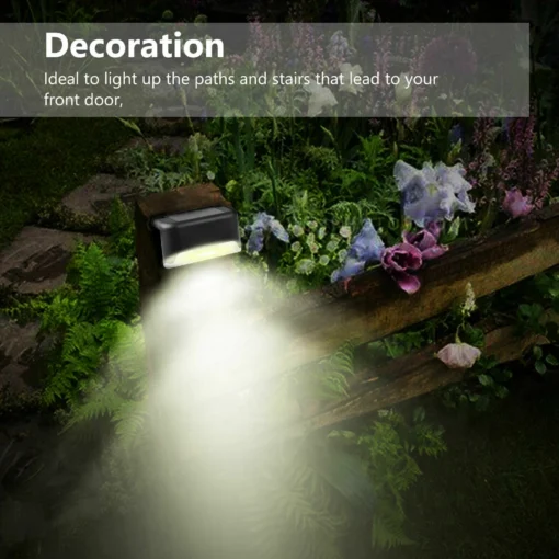 Solar LED Bright Lights Outdoor Garden Patio Railing Decks Path Lighting - Image 7