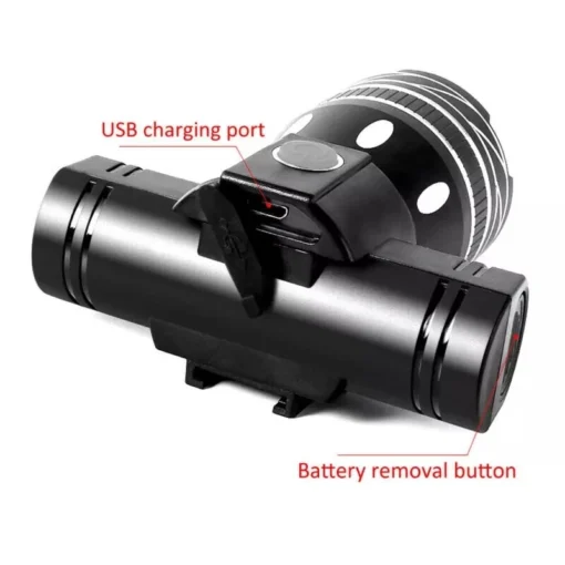 Super Bright 40000LM LED Bike Headlight – USB & Waterproof - Image 7