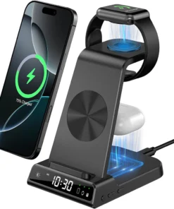 3In1 Wireless Charger Fast Charging Station Dock