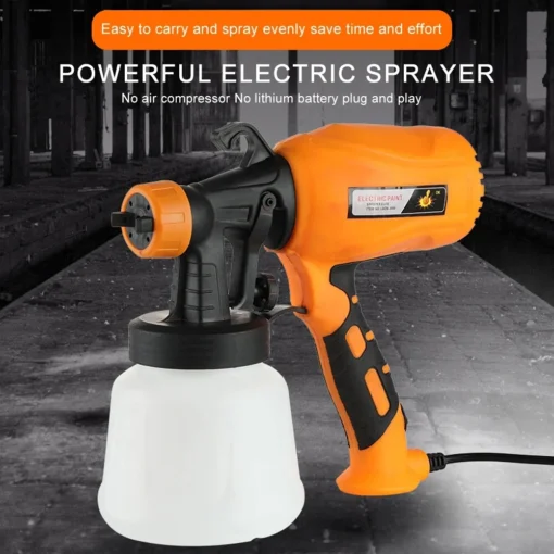 Electric Handheld Indoor House Paint Sprayer - Image 3