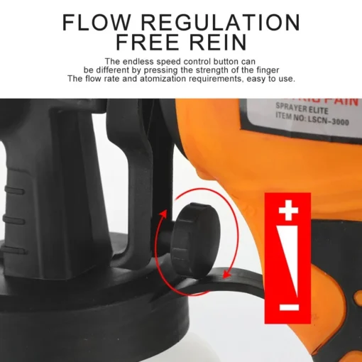 Electric Handheld Indoor House Paint Sprayer - Image 7