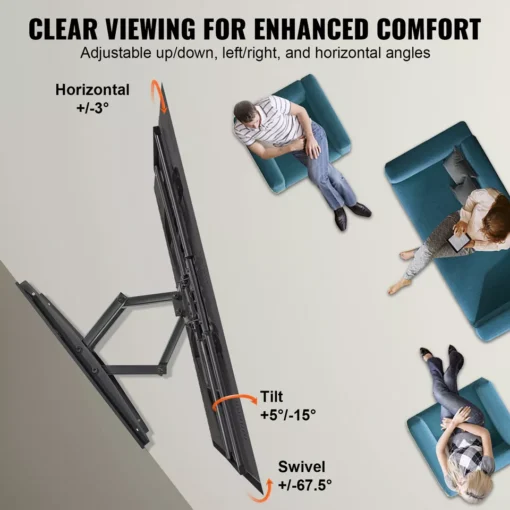 Heavy Duty Full Motion TV Wall Mount Stand 37-75 Inch - Image 2