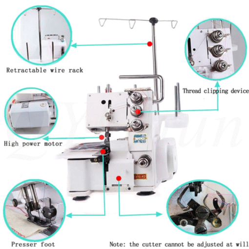 Premium Overlock Serger Sewing Machine - Image 4