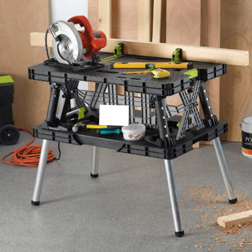 Portable Folding Miter Saw Table Station Stand - Image 3